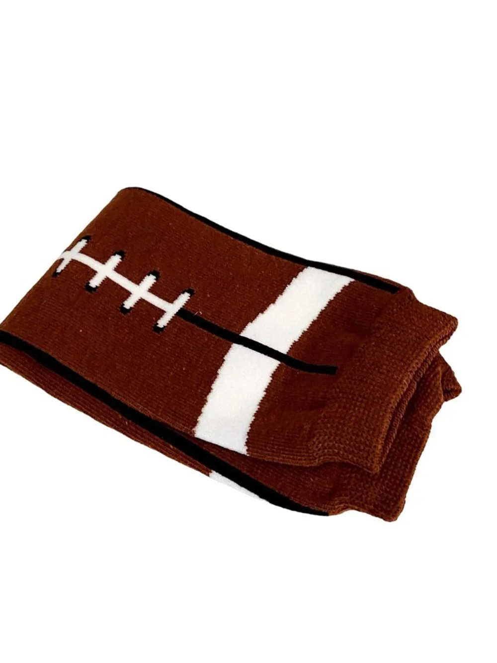 Beanie Hat Football Set Crochet Cap Leg Warmers Leggings Baby Boy Girl Knit New